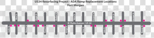 Us34 Ada Ramp Locations Map fort Morgan   Airport  HD Png Download