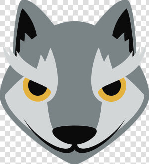 Wolf  Emoji  Animals  Emoticons  Illustration  Predator   Cute Wolf Face Cartoon  HD Png Download