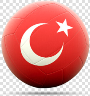 Icon Turkey Flag Png   Turkey Flag Ball Logo  Transparent Png