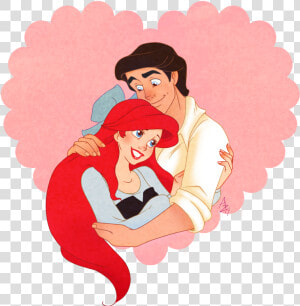 Little Mermaid And Eric Png  Transparent Png