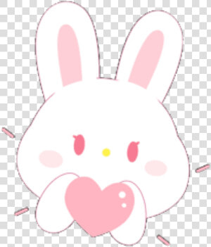  rabbit  bunny  pink  cute  soft  aesthetic  pastel   Pink Aesthetic Kawaii And Soft  HD Png Download