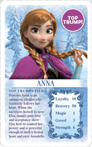 Top Trumps Frozen   Top Trumps Frozen Cards  HD Png Download