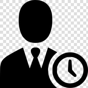 Time Work User Man Clock   Working Hours Icon Png  Transparent Png