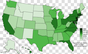 America Population Density  HD Png Download