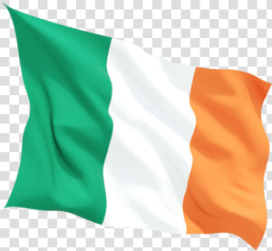 Waving Irish Flag   Ireland Flag Transparent Background  HD Png Download