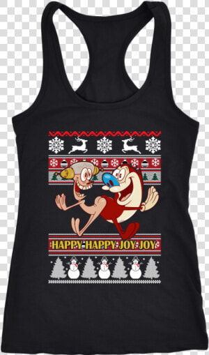 Ren And Stimpy Happy Happy Joy Joy Sweatshirt Merry   Only Bs I Need Is Bags  HD Png Download