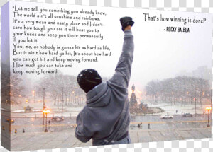 Rocky Balboa Climbing The Stairs  HD Png Download