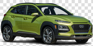 Transparent Cool Car Png   Hyundai Kona Limited Green  Png Download