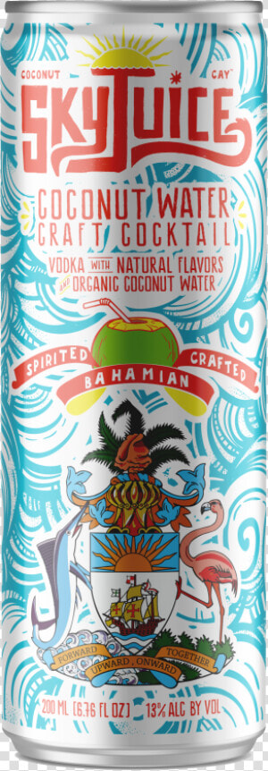 Skyjuice Can Front   Coat Of Arms Of The Bahamas  HD Png Download