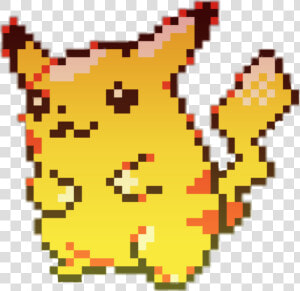 8 bit Pikachu   8 Bit Pokemon Transparent  HD Png Download