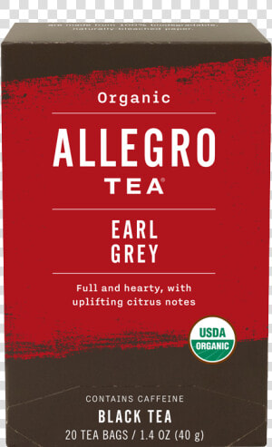 Allegrotea Carton Earlgrey   Box  HD Png Download