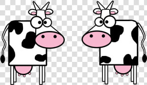 Cute Cow Png Clipart   Cartoon Cows  Transparent Png