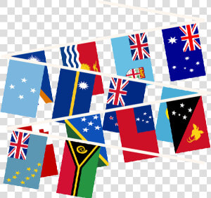 Oceania Multi Nation Bunting Title Oceania Multi   Flags Of The World Bunting Png  Transparent Png