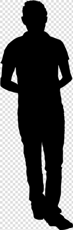 Man Standing Silhouette   Old Man Silhouette Png  Transparent Png