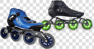 Inline Skates   4 Wheel Inline Skate Speed Skate  HD Png Download