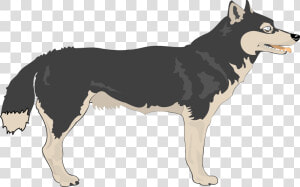 Transparent Wolf Clipart Free   Animated Wolf Side View  HD Png Download