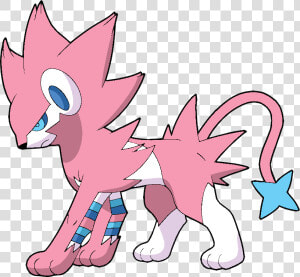 Luxio Pokemon Pink  HD Png Download