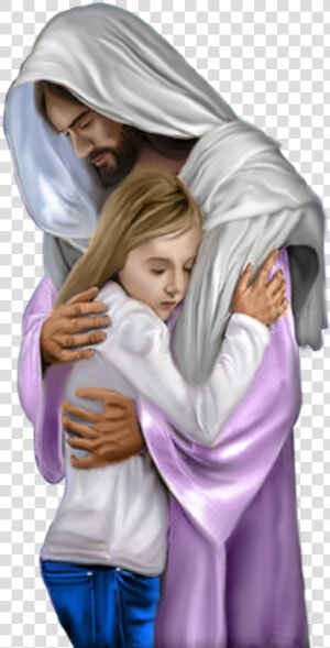 Jesus Hugging Children  HD Png Download