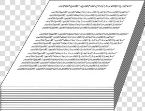 Transparent Stack Of Books Clipart Black And White   Manuscript Clipart  HD Png Download