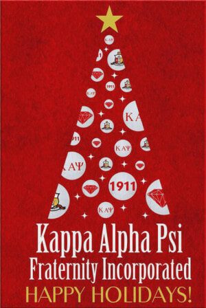 Kappa Alpha Psi Christmas Wall Canvas   Delta Sigma Theta Christmas  HD Png Download