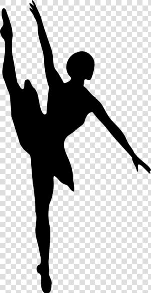 Ballet Dancer Clip Art   Ballet Dancer Silhouette  HD Png Download