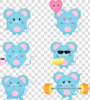 Mouse Rat Cute Free Picture   Rat Cute Vector  HD Png Download