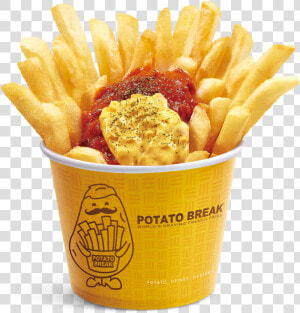 Meaty Cheese Fries   French Fries With Cheese Powder  HD Png Download