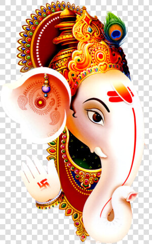 Ganesh Png Images For Wedding Cards   Ganesh Chaturthi Background Png  Transparent Png