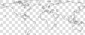 Blank Color World Map Png   High Resolution World Map Png  Transparent Png