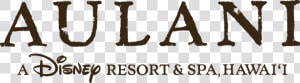 Aulani Hawaii Resort Logo   Disney Aulani Resort Logo  HD Png Download