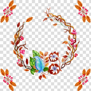 Watercolor Christmas Wreath Png  temporary Christmas   Watercolor Painting  Transparent Png