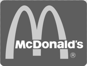 Mcdonalds Logo Grayscale  HD Png Download