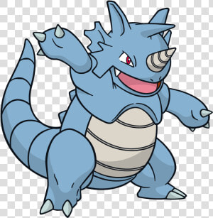 Rhydon Pokemon Character Vector Art   Rhydon Pokémon  HD Png Download