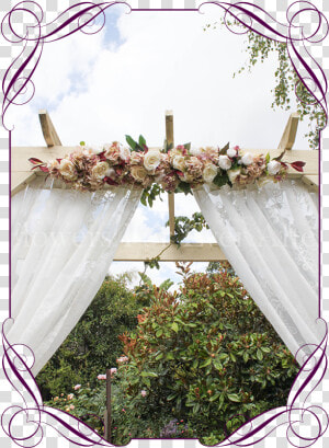 Vintage Pastel Wedding Arbor Arch Amp Table Decoration   Decoration  HD Png Download