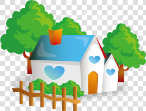 House Cute Cartoon Drawing Png Image High Quality Clipart   Cute Cartoon House Png  Transparent Png