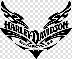 Pin By Bruce Jackson On Harley Decals Airbrush Gas   Harley Davidson Clipart Black And White  HD Png Download