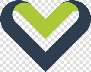 Ribbon Heart Vector Image   Corazon En Vector Azul Verde  HD Png Download