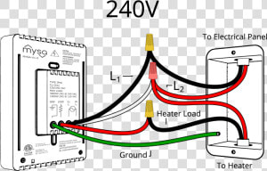 Thermostat High Voltage Wires  HD Png Download