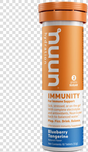 Blueberry Tangerine Immunity Hydration Tablets   Nuun Immunity  HD Png Download