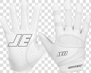 Je11 By Cutters Signature Series Gloves Class   White Cutters Football Gloves  HD Png Download