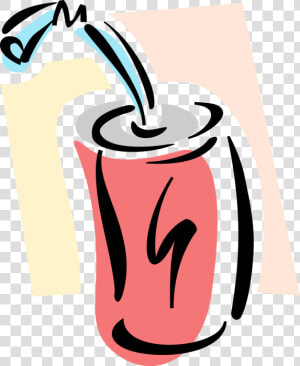 Vector Illustration Of Soda Pop Soft Drink Refreshment   Soda Can Clip Art  HD Png Download