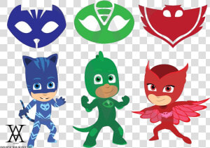 Pj Mask Free Clipart Vector Instant Transparent Png   Printable Pj Masks Owlette  Png Download