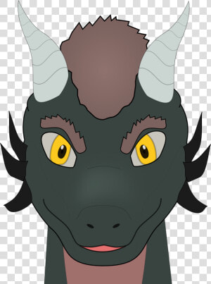 Zephyr Dragon Portrait  Gift Art   Horn  HD Png Download