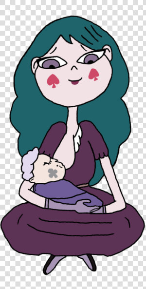 Here Is A Cute Star Vs   Breastfeeding Caroon  HD Png Download