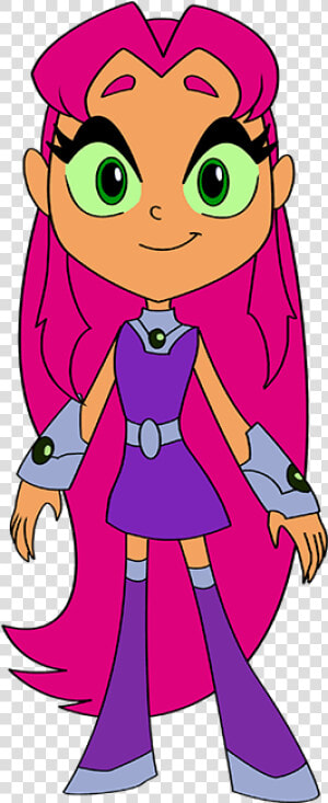 How To Draw Starfire From Teen Titans   Starfire  HD Png Download