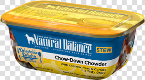 Delectable Delights® Chow Down Chowder dog Stew Formula   Natural Balance Wet Dog Food  HD Png Download