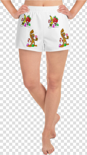 Short Blanco Deportivo Mujer  HD Png Download