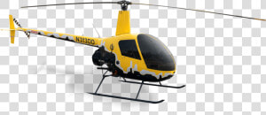 Uhi  Home   Robinson R 22 Yellow Black  HD Png Download