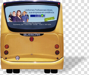 Onibus Vidro Traseiro  HD Png Download