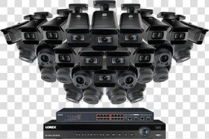 32 Channel Ip Security Camera System Featuring 28 4k   Computer Speaker  HD Png Download